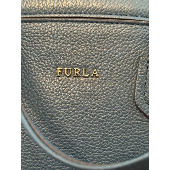 Furla Made in Italy Doctor Case Handbag Purse Bag Leather w/ Dustbag - Picture 3 of 11